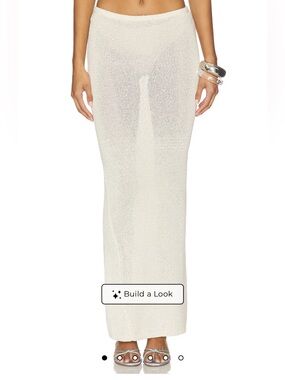Asta Resort Cream Carolina Maxi Skirt